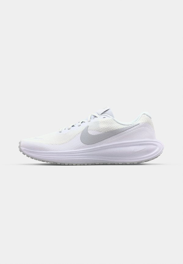 Nike Performance REVOLUTION  - Road running shoes - white/pure platinum