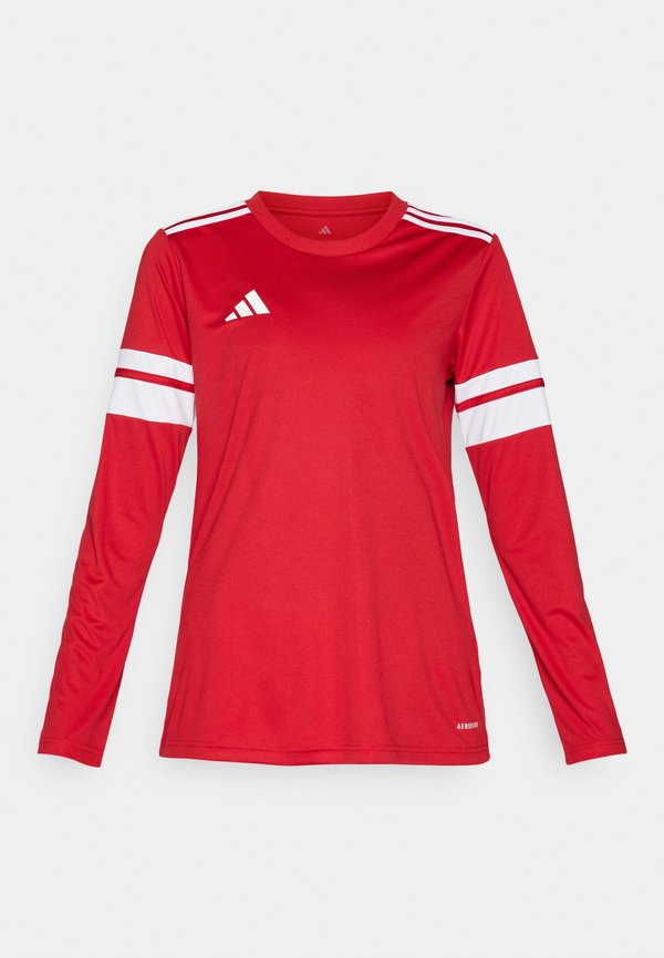 adidas Performance SQUADRA25 JERSEY LW - Long sleeved top - team power red/white