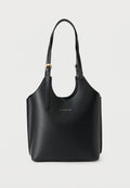 Tommy Hilfiger METALLIC LOGO TOTE BAG - Tote bag - black