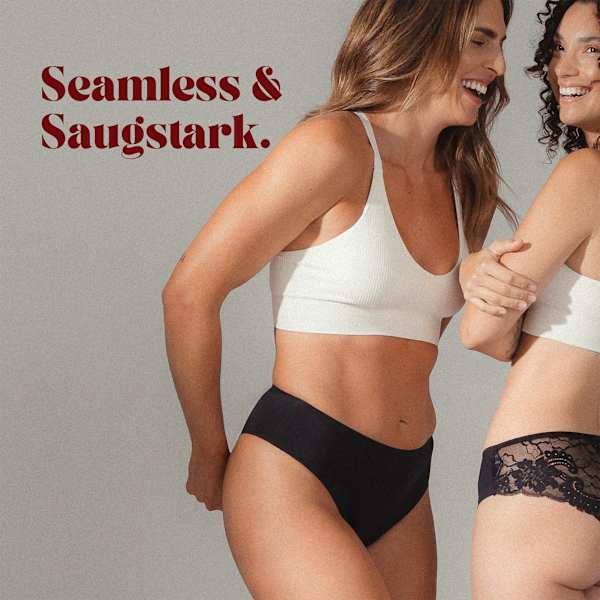 Periodenunterwäsche Slip Cheeky Schwarz Gr. XS dais