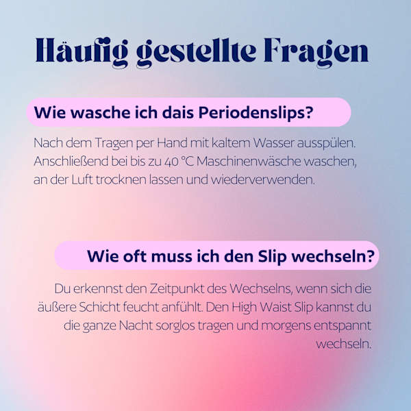 Periodenunterwäsche Slip Night schwarz Gr. S dais