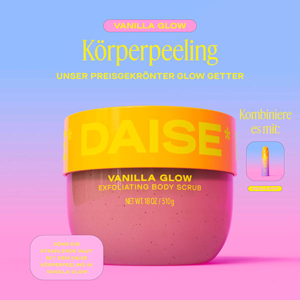 Körperpeeling Vanilla Glow DAISE