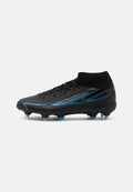 adidas Performance F50 HYPERFAST LEAGUE MID SG UNISEX - Soft-ground football boots - core black/lucid ray blue