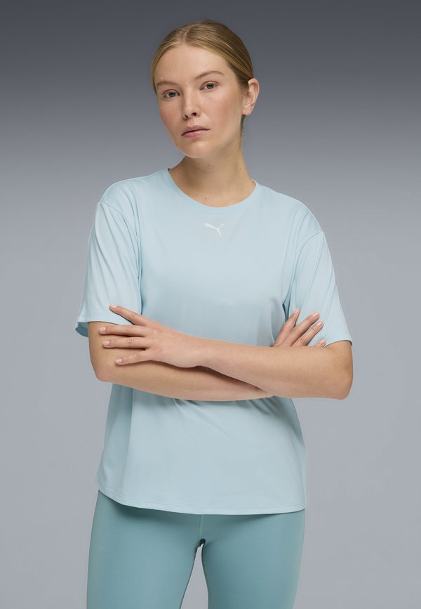 Puma TAD ESSENTIAL RELAXED TEE - Sports T-shirt - fresh water