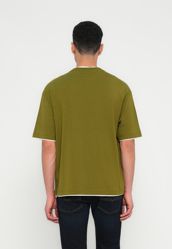 Selected SLHRELAXFELIX CONTRAST O NECK TEE