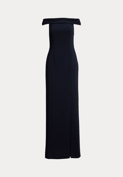Lauren Ralph Lauren Petite CREPE OFF-THE-SHOULDER GOWN