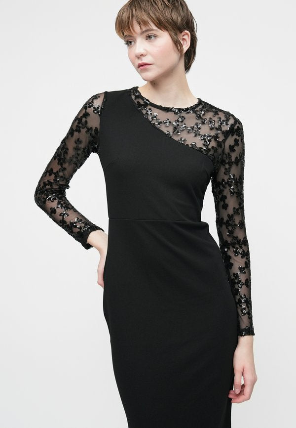 VILA VICLARA O NECK SEQUINS DRESS
