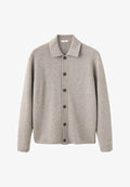 Mango Cardigan - mottled brown
