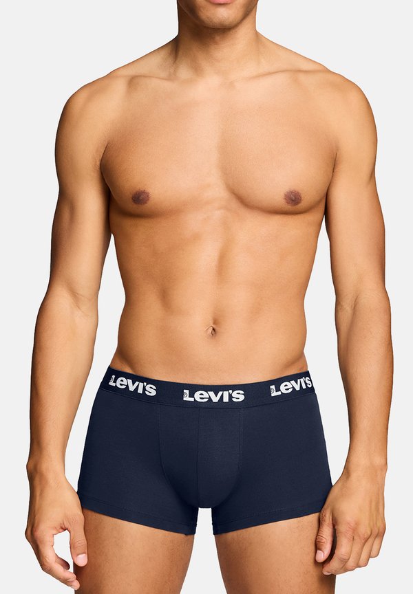 Levi's® LEVI’S HERREN RETROPANTS REPEAT LOGO TRUNK BOXERSHORTS 4-ER PACK  - Trunks - navy