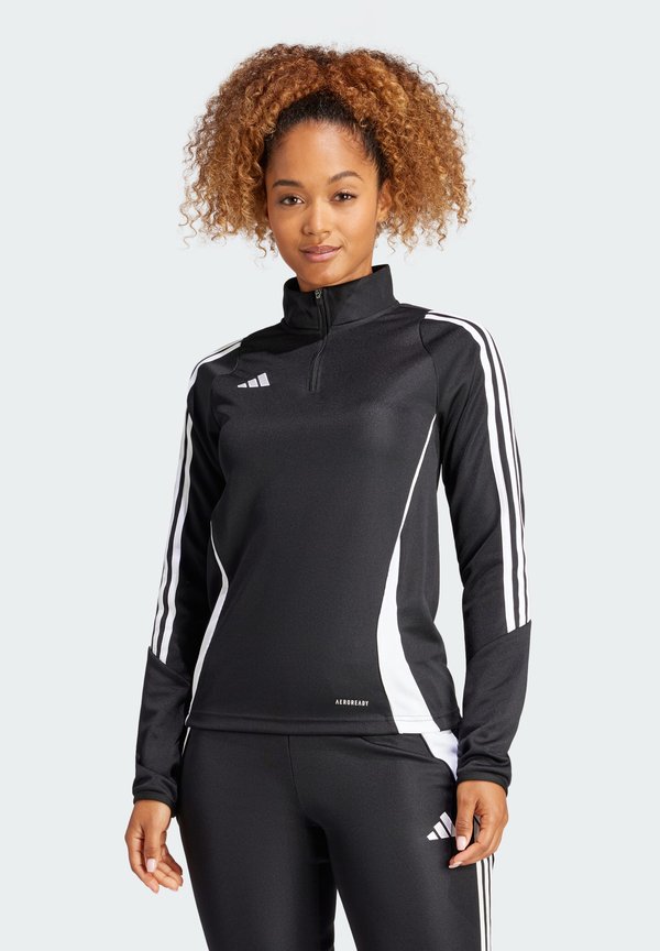 adidas Performance TIRO24 TRAINING TOP WOMEN - Long sleeved top - blackwhite