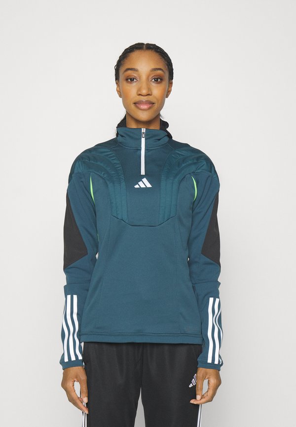 adidas Performance TIRO 23C - Long sleeved top - arctic night/semi lucid lime