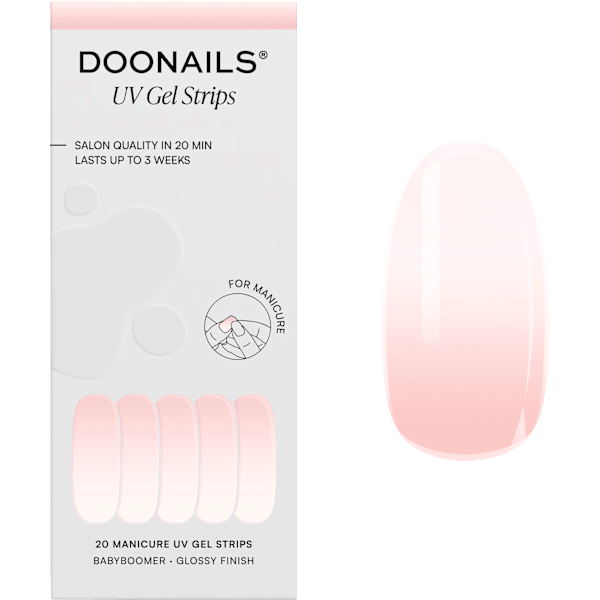 UV Gel Nagelfolien, Gel Strips Babyboomer Doonails