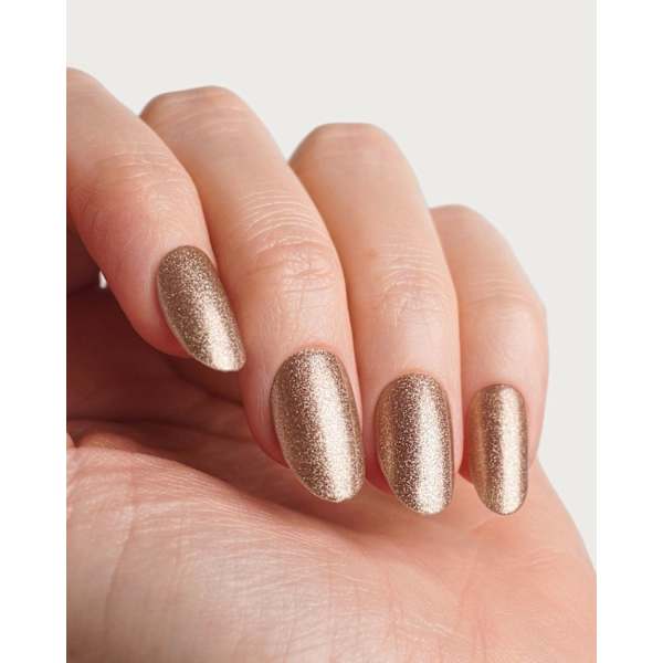 UV Gel Nagelfolien, Gel Strips Gold Shimmer Doonails