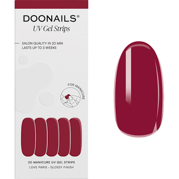 UV Gel Nagelfolien, Gel Strips Love Paris Doonails