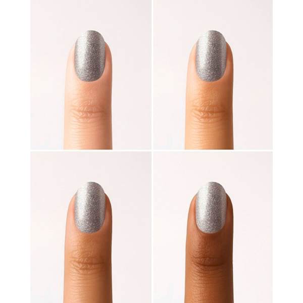 UV Gel Nagelfolien, Gel Strips Silver Shimmer Doonails