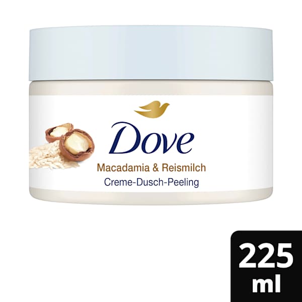 Körperpeeling Macadamia & Reismilch Dove