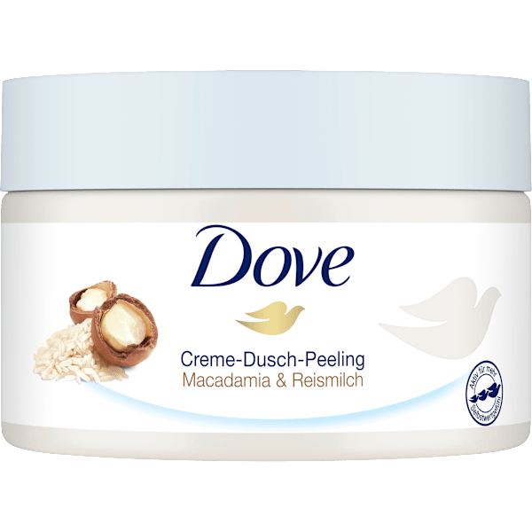 Körperpeeling Macadamia & Reismilch Dove