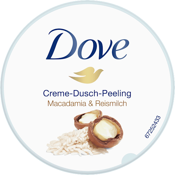 Körperpeeling Macadamia & Reismilch Dove