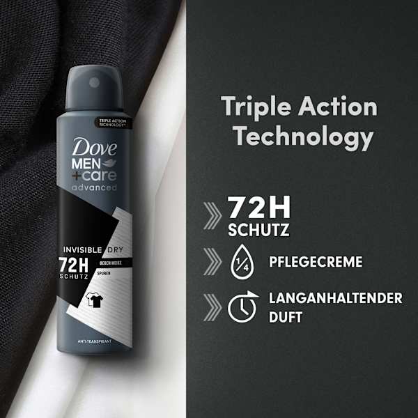 Antitranspirant Deospray Advanced Invisible Dry Dove MEN+CARE