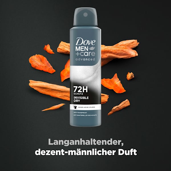 Antitranspirant Deospray Advanced Invisible Dry Dove MEN+CARE