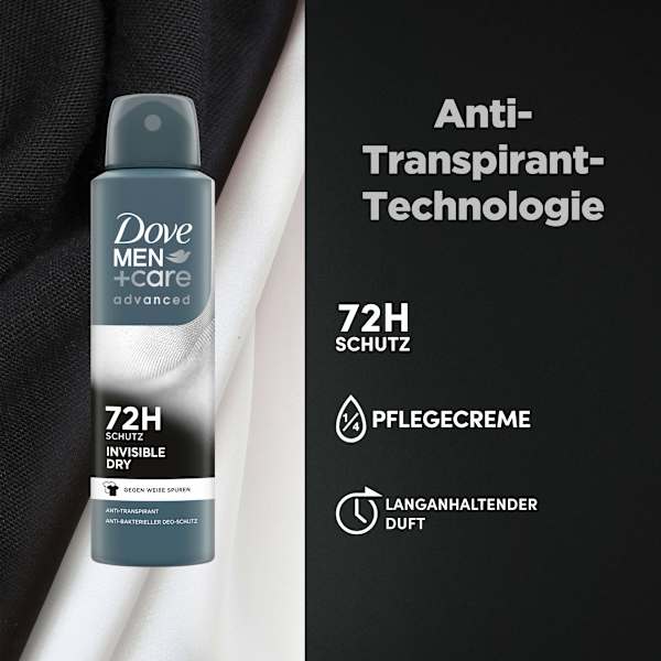Antitranspirant Deospray Advanced Invisible Dry Dove MEN+CARE