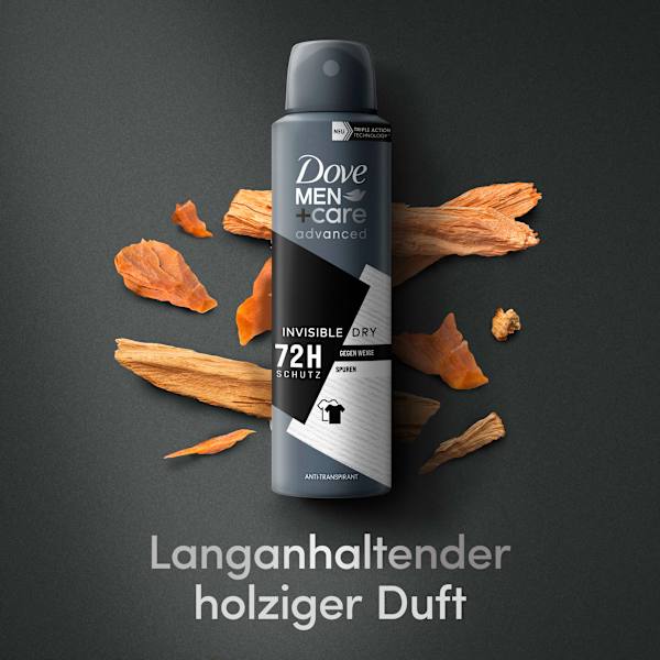 Antitranspirant Deospray Advanced Invisible Dry Dove MEN+CARE