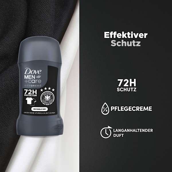 Antitranspirant Deostick Invisible Dry Dove MEN+CARE