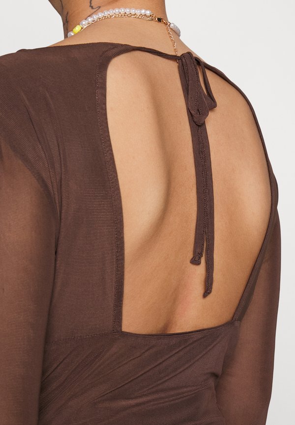 Cotton On Curve GEMMA MESH OPEN BACK LONG SLEEVE TOP