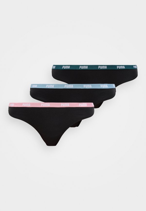 Puma 3 PACK - Thong - black