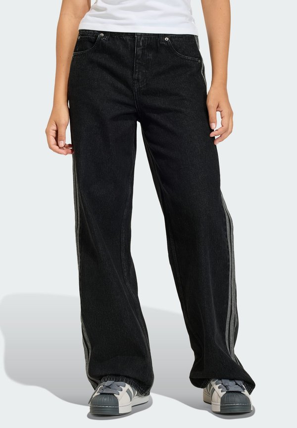 adidas Originals FIREBIRD - Relaxed fit jeans - true black denim