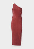 WAL G TALL MELODY ONE SHOULDER GLITTER MIDI