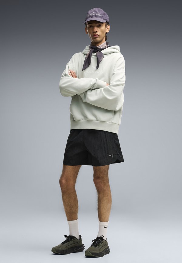 Puma DEVIATE PURE NITRO - Road running shoes - moss veil- black