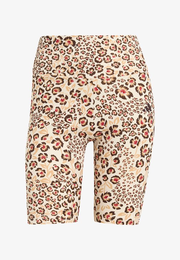 adidas Performance ADIDAS X FARM RIO BIKE SHORTS - Leggings - ecru tint/shadow brown/multicolor
