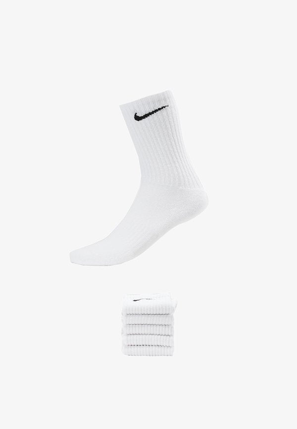 Nike Performance EVERYDAY CUSH CREW UNISEX 6 PACK  - Sports socks - white/black