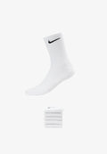 Nike Performance EVERYDAY CUSH CREW UNISEX 6 PACK  - Sports socks - white/black