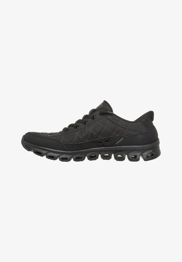 Skechers SKECHERS DAMEN GLIDE-STEP-AT EASE COZY FIT SNEAKER SLIP-INS 104556 BBK - Trainers - bbk black