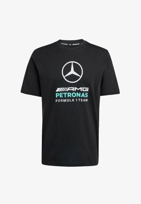 adidas Performance Sports T-shirt - black semi mint rush