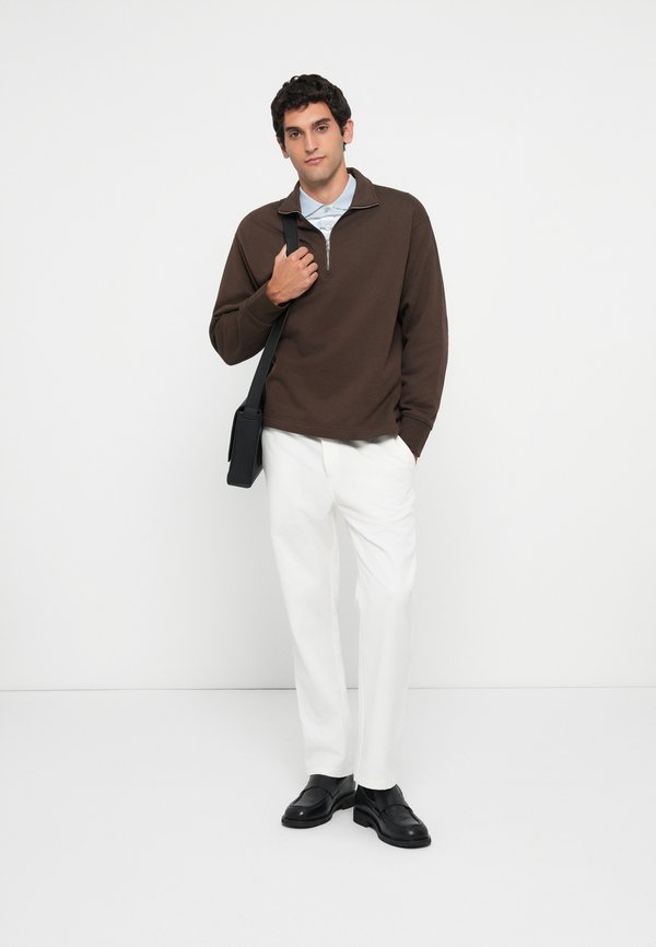 Selected Zipped sweat cotton
