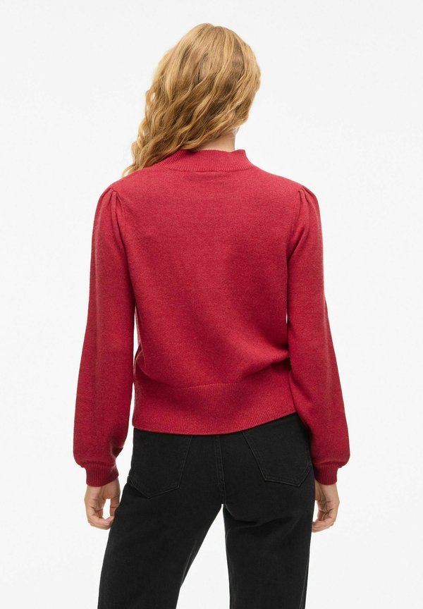 VILA VIRIL TURTLE-NK BALLOON L/S TOP - NOOS
