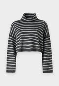 ONLY ONLTALIO STRIPE SHORT ROLLNECK