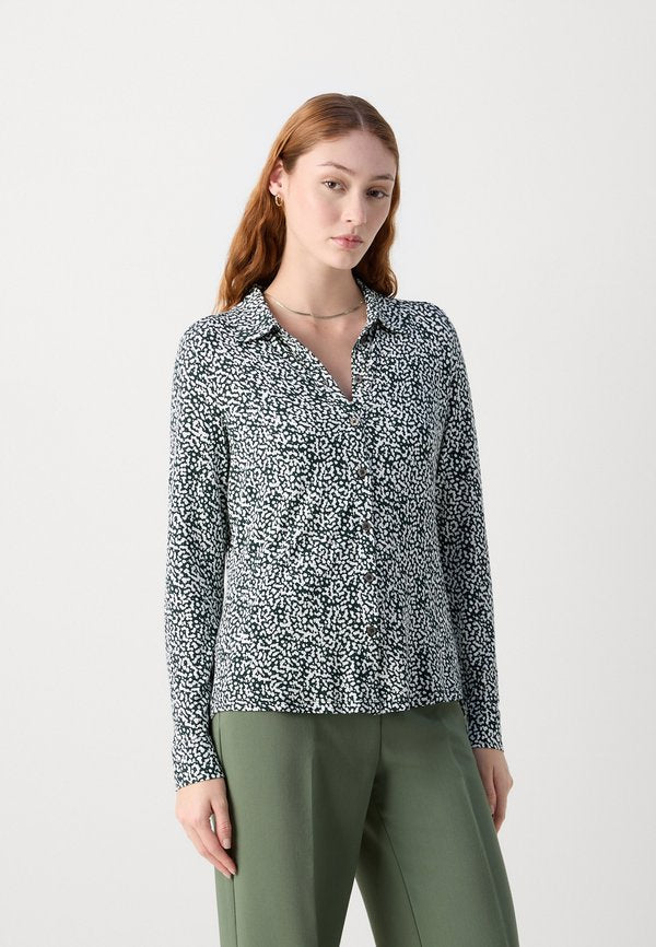 Marc O'Polo BLOUSE LONG SLEEVE COLLAR BUTTON PLACKET