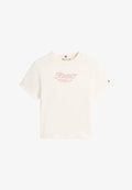 Tommy Hilfiger LOGO INTERLOCK KNIT T-SHIRT - Print T-shirt - calico