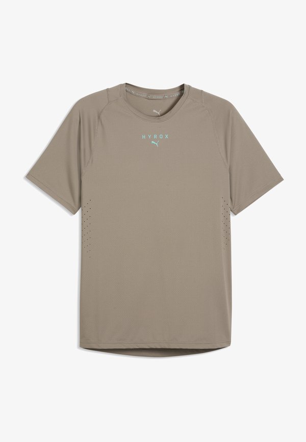 Puma PUMA X HYROX PWRMODE TEE - Sports T-shirt - mouse gray