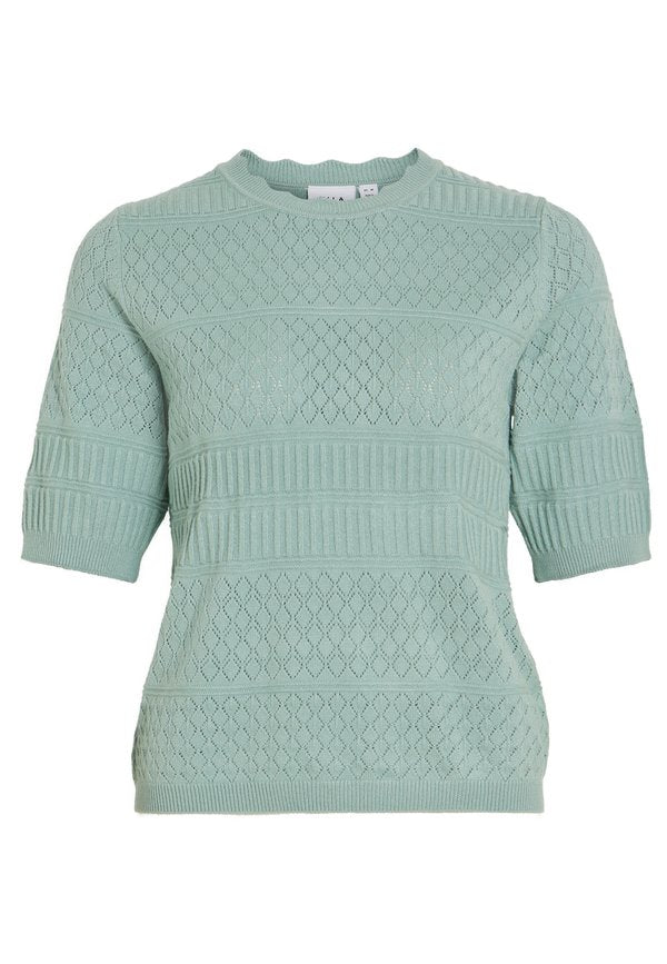 VILA Knitted VIMILOS Short sleeved