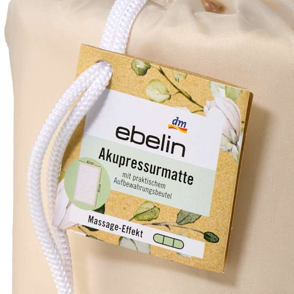 Akupressur-Matte, beige ebelin