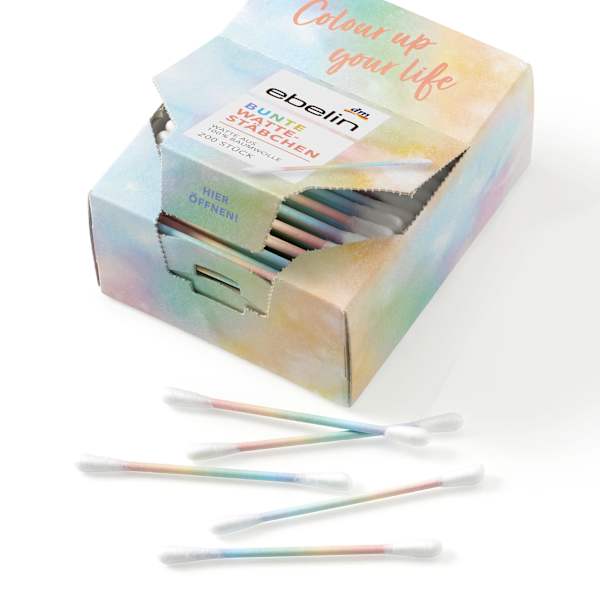 Bunte Wattestäbchen ebelin