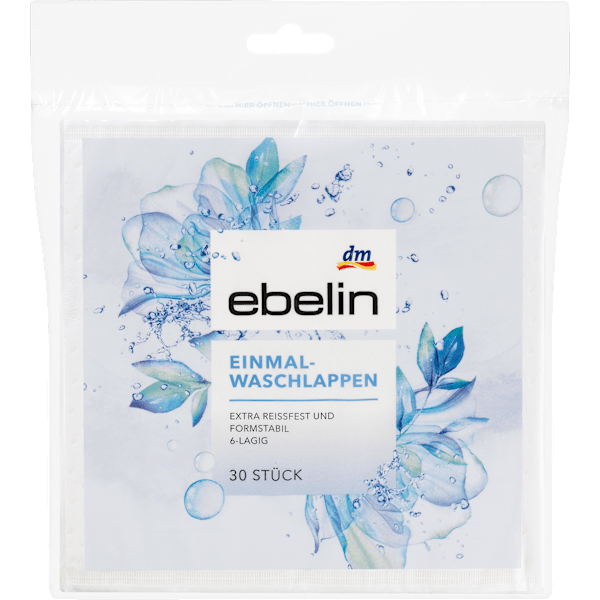 Einmalwaschlappen ebelin