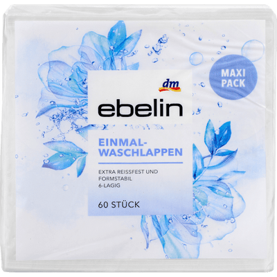 ebelin Disposable washcloths, 60 pcs