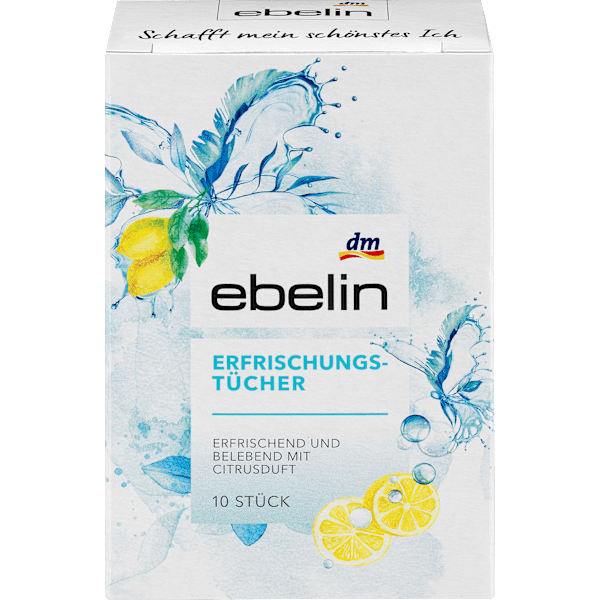 Erfrischungstücher Citrusduft ebelin