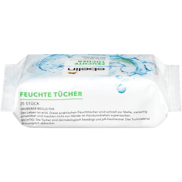 Feuchtetücher (3x25) ebelin